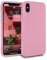 MyGadget Cover per iPhone X | XS - Custodia Protettiva in Silicone Morbido – Case TPU Ultra Flessibile - Protezione Antiurto & Antigraffio - Rosa