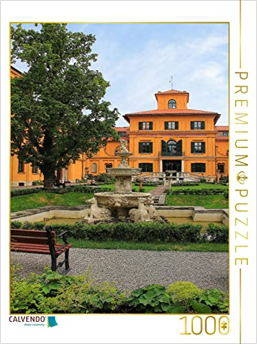 CALVENDO Puzzle Münchner Lenbachhaus und Garten | 1000 Teile Lege-Größe 48 x 64 cm Foto-Puzzle für glückliche Stunden