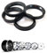 INION 72,6-56,1 mm 4X Stück Zentrierringe Felgenzentrierring für Felgen Alufelgen/chiavi