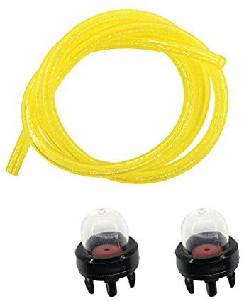 AISEN 2x Primer Benzinpumpe mit Benzinschlauch für Stihl FS120 FS250 FS300 FS350 FS400 FS450 Motorsense Ersetzt 188-512, 4130 350 6200