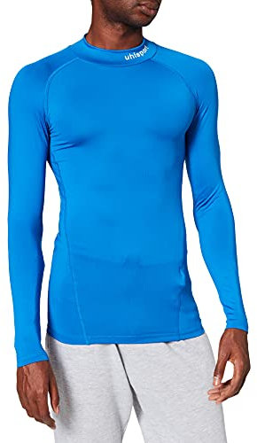 uhlsport Kinder Baselayer Distinction Pro Turtle Neck Baselayer, azurblau, 140, 100306903