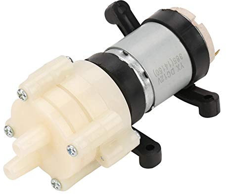 Samfox Pompa dell'acqua a membrana 12 V DC Mini pompa ad aria a membrana – Pompa elettrica di aspirazione per macchina da tè