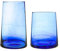 Nicola Spring 12pc Merzouga Recycled Glassware Set - Blue Glass - Sustainable Hand-Blown Moroccan Tumblers & Highball Glasses for Juices, Cocktails, Water, Home, Bar, Dining Table, Eco-Friendly Gift
