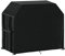 SanGlory Funda Barbacoa Impermeable Funda de Barbacoa Rectangular Cubierta BBQ de Parrilla Anti-UV 420D Oxford Protector para Parrilla de Jardín - Negro, 165x71x122cm