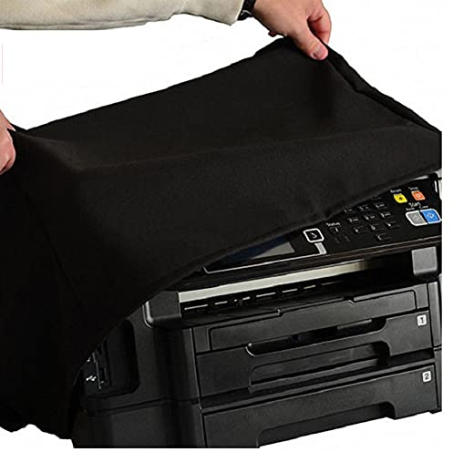 XMZFQ JQDZX Chutzhülle Laserdrucker Drucker, Oxford Wasserdicht, UV-Beständiges, Abdeckung Schutzhülle Staubschutzhaube, Für Laserdrucker Drucker (50 * 45 * 30cm,Black)