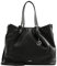 L.CREDI Damen Ebony Handbag, Blau