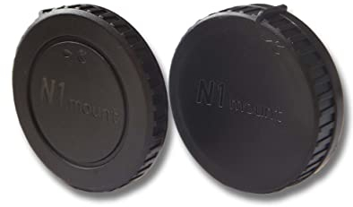 vhbw Objektivdeckel-Set kompatibel mit Nikon 1 Nikkor VR 10-30 mm 1:3,5-5,6 Kamera - Rück- und Gehäusedeckel, Schwarz