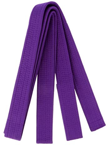LOVIVER Taekwondo Gürtel Karate Kampfsport Aikido Doppelpack Gürtel, Lila
