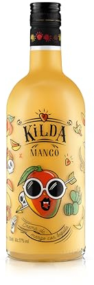 KILDA | Crema de Mango con Tequila | 700 ml | Fusión de Sabores | Tequila Mango Auténtico 17º | Sabor Tropical | La Bebida Ideal para Celebraciones y Fiestas | Crema de Tequila Sabor Mango