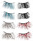 FOMIYES 4 Paires Faux Cils Autocollant De Bande D'eye-liner Cils De De Paon Maquillage Des Cils Eye Liner Stickers Cils De Costumes Dramatiques La Plume 3d Duveteux Cache-oeil