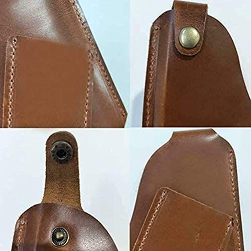 Pochette de Ceinture pour Téléphone Portable, étui de Téléphone Portable en Cuir PU de Style Vintage pour Les Entraînements (#3)