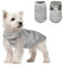 FEimaX Hundepullover Hundejacke Winter Warme Hundemantel für Kleine Mittlere Hunde Fleece Hundeweste Welpen Weiche Wintermantel mit Leinenring