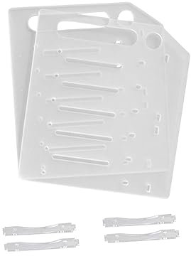AOKWAWALIY 1 Set of HDD Shelf, Hard Drive Rack DIY 3.5 Inch Hard Drive Rack, Hard Drive Holder, DIY Hard Drive Slot, Mounting Bracket, HDD Enclosure, Multi-Layered Acrylic