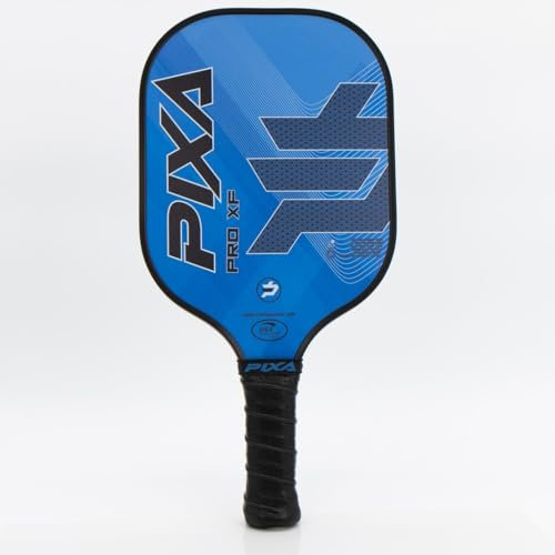 PIXA Pro XF T-700 - Paleta de pickleball premium con cara de carbono; 20 mm; mango largo de 5.5 pulgadas; agarre premium; intermedio/avanzado; gran regalo