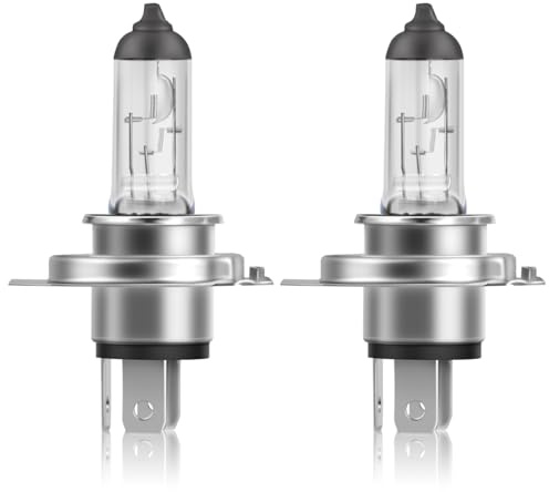 BIHEE HS1 Ampoules Halogène de Phare 12V 35W 3000K Jaune Lumière Brillante Feux de Jour Halogène Pour Voiture Moto, 2 Lampes