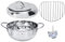 Leapiture Olla para freír Freidora eléctrica Máquina para cocinar Freidora Comercial Equipo para freír Uso de cocina Utensilios de cocina Freidora casera con tapa de termómetro