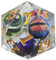 AOYEAH Liquid Core Dice Set Harz Shake Eyeball Quicksand Dice Liquid Core Harz Dice Polyed RAL Rollenspiel Würfel für Tabellen Spiele
