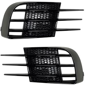 POAXSSW Auto-Nebelscheinwerfer-Gitter Für Golf 6 Für MK6 Für GTI Für GTD 2008-2012 Frontstoßstangengrill Nebelscheinwerferrahmenabdeckung