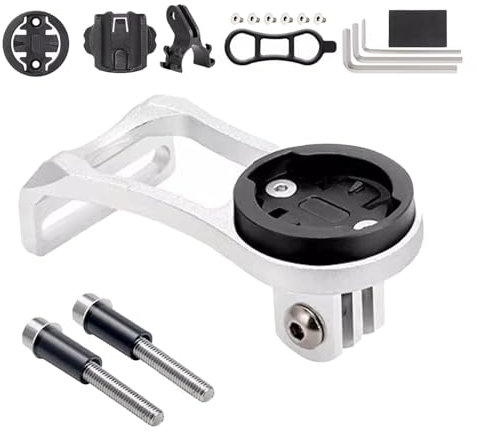 Huybaa Supporto Bici Edge 530 520 510 500 25 20 800 810 820 1000 1030, Action Cam per Lo Sport, Supporto Manubrio GPS da Bicicletta MTB per Computer da Bici