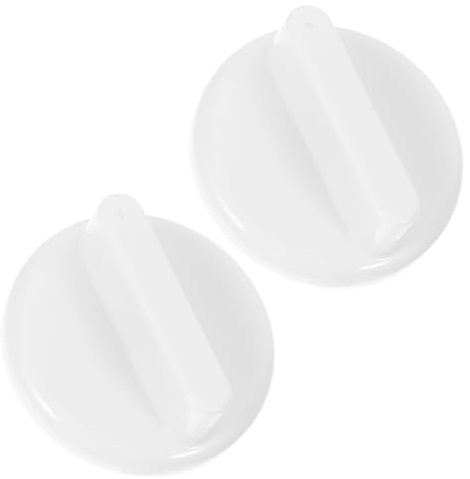 Veemoon 2Pcs Universal 27Mm Thermostat Adjustment Knob for Fridge Freezer Temperature Control Switch Replacement Dial Grip Cap for Precise Cooling