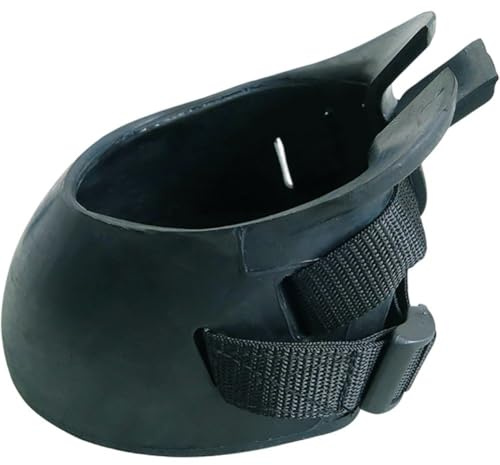 Keuyeo 1 Paar Hufschuhe Für Pferde, Dicke Hufschutz-Gummischuhe Für Wundversorgung, Hufrehe, Pferdeausrüstung, Größe XL