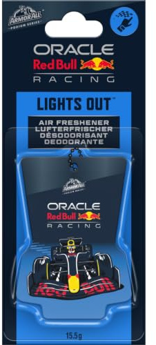 Red Bull Racing Lights Out Auto-Lufterfrischer | Auto-Lufterfrischer, langlebiges Sportparfüm | Offizielles Formel-1-Autodesign-Innenzubehör