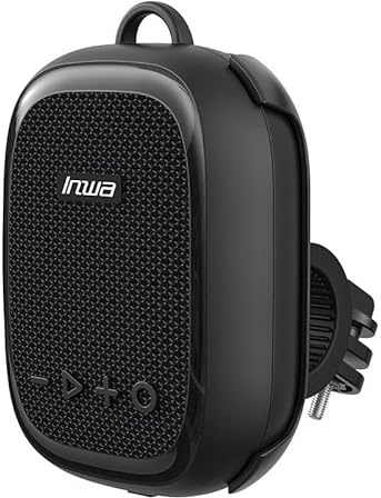 Enceinte Bluetooth pour vélo, trottinette et moto – Enceintes audio sans fil de guidon, lecteur de carte SD, étanche IP67, microphone mains libres – Puissance 5 W (MZ-629)