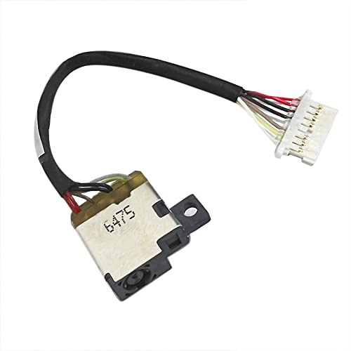 Gintai DC In Power Jack DC Dock DC Jack DC Port Socket Charging Port Cable for HP X360 13-4001 13-4002 13-4003 13-4005 13-4100 13-4101 13-4102 13-4103 13-4105 13-4107 13-4193 13-4194 13t-4000