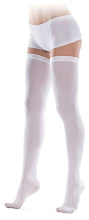 TOROS GROUP MANUFACTURE Kompressionsstrümpfe nach der Operation und Lieferung mit Loch unter den Finger 1 Klasse 18-21 mmHg Weiß Large