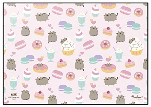 empireposter Pusheen - Rose Collection - Schreibtischunterlage ca. 35x50 cm, abwischbar