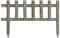 vidaXL 10x Bois de Sapin Bordure de Jardin Rebord de Jardin Bordure d' Herbe Pelouse Parterre de Plantes Extérieur Arrière-Cour 4,4 m