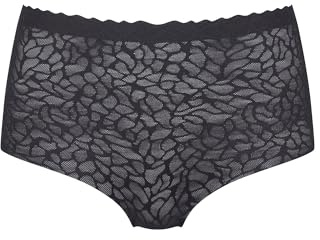 Sloggi Damen Zero Feel Lace 2.0 High Waist, Black, XS