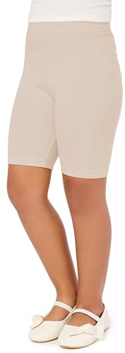 Merry Style Mädchen Kurze Leggings aus Viskose MS10-132 (Beige, 158 cm)