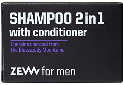 ZEW for men - Shampoo 2in1 with conditioner - 2in1 Shampoo & Conditioner mit Aktivkohle