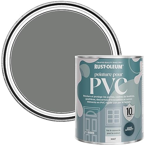Rust-Oleum Grey uPVC Door and Window Paint in Matt Finish - Torch Grey 750ml