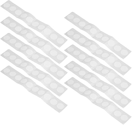100 Stück Vielseitige 30-mm-UHF-RFID-Tags, wiederbeschreibbare Klebeetiketten für effizientes Anlagenmanagement, KM4Q-Chip, ISO 18000 6C EPC Klasse 1 Gen2