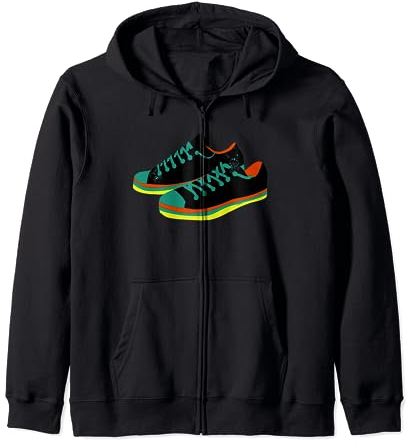 Künstlerisches Sneaker-Schuh-Design Kapuzenjacke