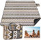 COZCLAM Picknickdecke Wasserdicht, 200x200cm Picnic Blanket (Schwarz)