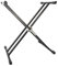 GCGC Double Brace X-Style Keyboard Stand,Portable Electronic Keyboard Piano Stand,Metal Handle Keyboard Stand for Home Studio