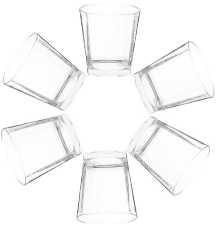 OKUMEYR Juego de Vasos Cortos para Whisky Es de 270 Ml Elegantes Vasos para Beber Whisky Cerveza Y Cócteles