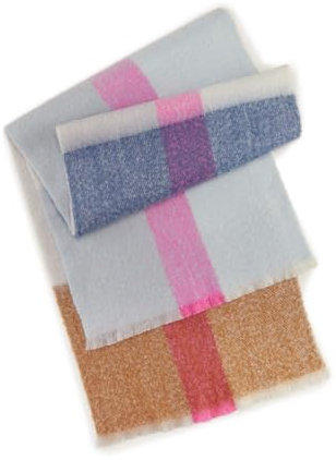 CODELLO WOVEN SCARF TUCH RECYCLED POLYESTER CHECKS 42S0114