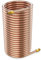 FIVMEN Spirale en tube de cuivre 12 x 1 mm 10 m avec diamètre intérieur d'environ 125 mm 1/2 Raccord spirale de tuyau en cuivre pour chauffage de piscine Tuyau de poêle 22 tours