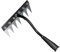 F Fityle Râteau Jardin, Outillage de Jardin, Râteau de Désherbage, Rateau Gazon Scarificateur Manuel en Acier, Houe Jardinage pour Désherbage/Ameublissement du Sol/Semis, 7 Dents