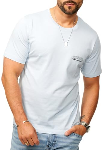 JACK & JONES Herren T-Shirt Infinity O-Neck Shirt Kurzarmshirt