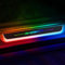 Custom Logo and Text Car Door Sill Lights Auto-Sensing, Personalised LED Welcome Gifts for Men Women, 7 Colors Magnetic Adsorption Wireless Pedal Light for All Cars