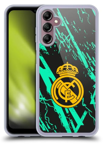 Head Case Designs Offizielle Real Madrid CF Grün-Gold Urban Gel Handyhülle [Militärischer Schutzgrad] Kompatibel mit Samsung Galaxy A14 5G