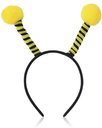 Bienen Haarreif Erwachsene Kinder,Bienen Kostüm Damen Kinder,Karneval Biene Fühler Haarreif Fasching Hummel Haarreifen Bienenkostüm Accessoires Bienenfühler Bee Kopfschmuck für Faschingskostüm Zubehör