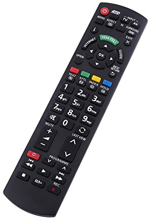 TV Fernbedienung, Fosa Universal Intelligente LCD LED Smart TV Fernbedienung Ersatz enthaltet nicht Batterie für Panasonic N2QAYB000428 N2QAYB000328 N2QAYB000752 N2QAYB000753 N2QAYB000490 N