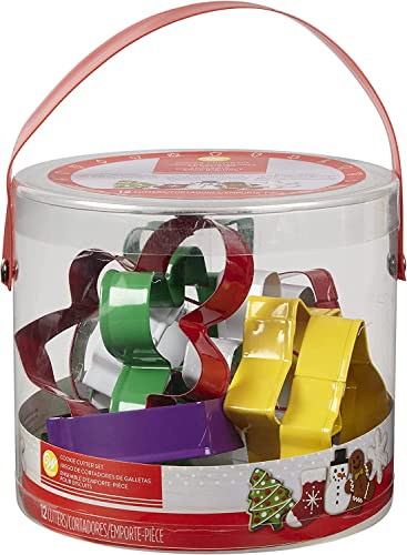 Wilton Keksausstecher Set Weihnachten - Metall Plätzchenform Winter Ausstecher