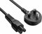 FSKE 3 Metres IEC 320 C5 Cloverleaf Power Cord 10A 250V UK Mains Power Cable 3 Pin AC Power Leads Cords for Laptop Chargers Scanners Printers Machine Code Kettle LED TV Monitors Rice Cooker